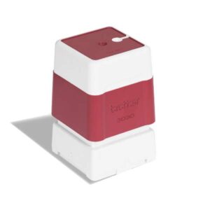 brother pr3030r6p pack de 6 monturas de sellos originales 30x30mm color rojo