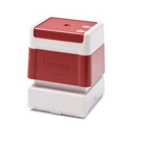 brother pr4040r6p pack de 6 monturas de sellos originales 40x40mm color rojo