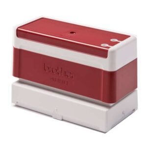 brother pr4090r6p pack de 6 monturas de sellos originales 40x90mm color rojo