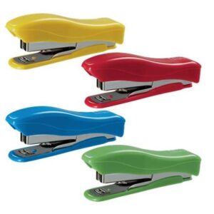 petrus 200 liliput grapadora + 1 caja de 1.000 grapas 23/6 hasta 12 hojas grapas 23/6 grapado cerrado y clavado colores surtidos