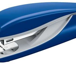 petrus 635 grapadora metalica hasta 30 hojas extraegrapas integrado grapado cerrado, abierto y clavado color azul