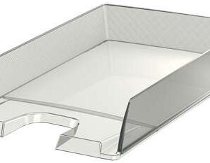 esselte europost bandeja portadocumentos plastico transparente formato vertical a4 color cristal