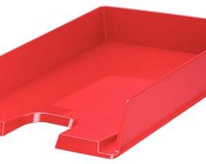 esselte europost vivida bandeja portadocumentos formato vertical a4 espacio para etiqueta identificativa color rojo