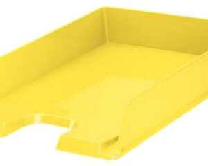 esselte europost vivida bandeja portadocumentos formato vertical a4 espacio para etiqueta identificativa color amarillo