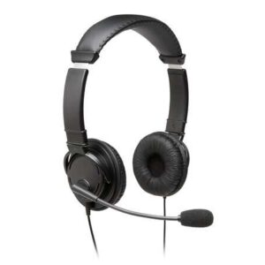 kensington auriculares hifi usb con microfono sonido estereo gran comodidad supresion de ruido cable usb de 1.82m