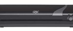 gbc inspire+ a4 plastificadora hasta tamaño a4 velocidad 250mm/min calentamiento en 4 minutos ajuste adicional frio grueso bolsa 75 y 125mic color negro