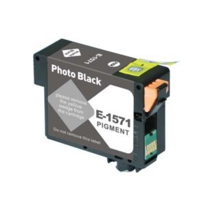 epson t1571 negro photo cartucho de tinta pigmentada generico reemplaza c13t15714010