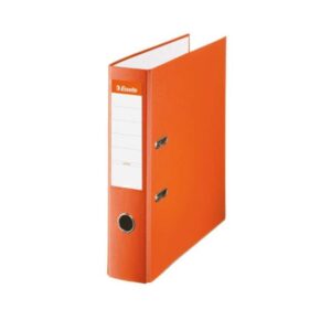 esselte archivador de palanca formato a4 lomo 75mm capacidad para 500 hojas color naranja