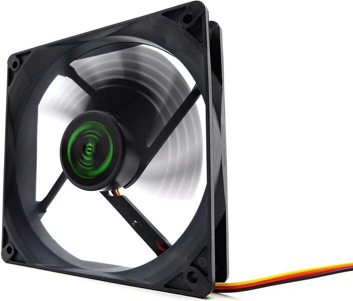 tacens anima af12 ventilador 120mm carcasa y aspas negras velocidad max. 1200rpm
