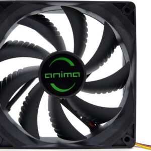 tacens anima af8 ventilador 80mm carcasa y aspas negras velocidad max. 1800rpm