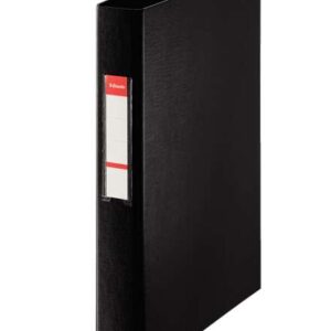 esselte carpeta de 2 anillas 25mm formato folio capacidad para 190 hojas color negro