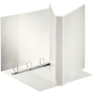 esselte canguro plus carpeta canguro a4 de 4 anillas de 25mm capacidad para 230 hojas a4 (80 g/m²) color blanco