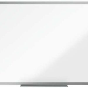 nobo essence pizarra magnetica de acero 600x450mm marco de aluminio anodizado bandeja para rotuladores color blanco
