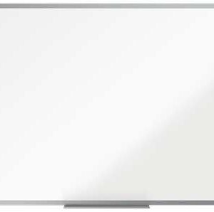 nobo essence pizarra magnetica de acero 900x600mm marco de aluminio anodizado bandeja para rotuladores color blanco