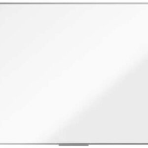 nobo essence pizarra magnetica de acero 1500x1200mm marco de aluminio anodizado bandeja para rotuladores color blanco