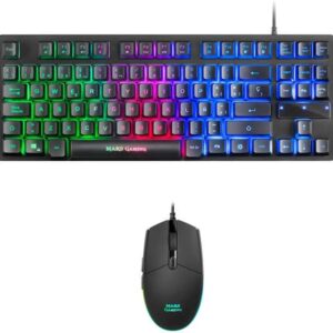 mars gaming pack teclado formato tkl + raton 3200dpi 6 botones conectividad usb iluminacion rgb antighosting