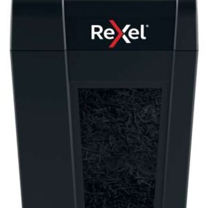 rexel secure x8 sl whisper shred destructora de papel manual corte en particulas p 4 bajo ruido destruye hasta 8 hojas papelera de 14l color negro