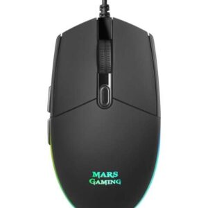 mars gaming mmg raton gaming usb 3200dpi 6 botones iluminacion led rgb uso diestro cable de 1.60m