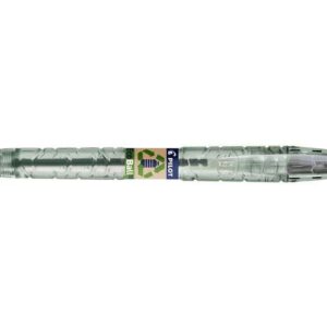 pilot boligrafo de bola retractil b2p ecoball begreen punta redonda 1mm trazo 0.27mm 86,64% de plastico reciclado recargable color negro