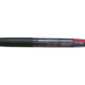 pilot boligrafo de bola retractil feed gp4 begreen punta redonda 1mm trazo 0.27mm 78.2% de plastico reciclado recargable grip ergonomico 4 colores
