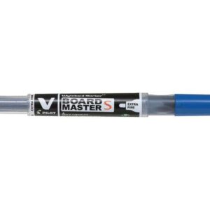 pilot v board master s begreen rotulador para pizarra blanca punta redonda 3.5mm trazo 1.3mm 80% plastico reciclado recargable color azul