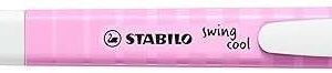 stabilo swing cool pastel marcador fluorescente cuerpo plano punta biselada trazo entre 1 y 4mm tinta con base de agua antisecado color fucsia helado