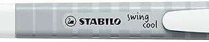stabilo swing cool pastel marcador fluorescente cuerpo plano punta biselada trazo entre 1 y 4mm tinta con base de agua antisecado color gris polvoriento