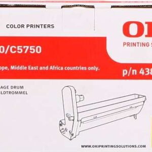 oki c5650/c5750 amarillo tambor de imagen original 43870005 (drum)