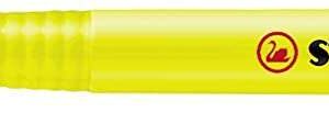 stabilo flash marcador fluorescente tamaño bolsillo trazo de 1 y 3.5mm tinta con base de agua color amarillo