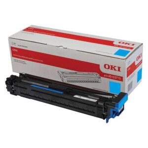 oki c911/c931 cyan tambor de imagen original 45103715