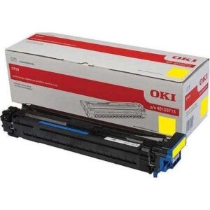 oki c911/c931 amarillo tambor de imagen original 45103713