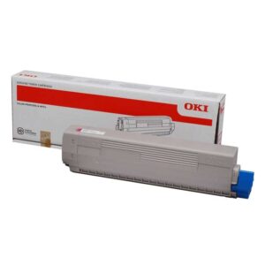 oki c822 magenta cartucho de toner original 44844614
