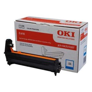 oki c610 cyan tambor de imagen original 44315107 (drum)
