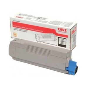 oki c712 negro cartucho de toner original 46507616