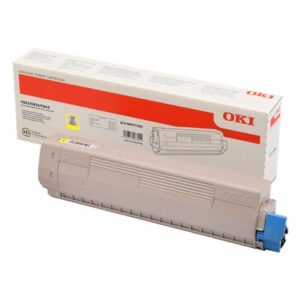 oki c823/c833/c843 amarillo cartucho de toner original 46471101