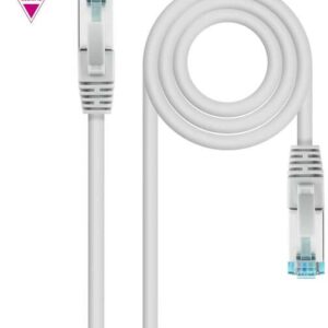 nanocable cable de red latiguillo cat.7 600mhz lszh sftp pimf awg26 10m