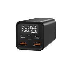leotec q2 power bank 20000mah 65w pd compatible con portatiles pantalla lcd 2x usb a, 2x usb c