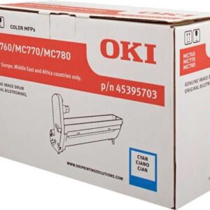 oki mc760/mc770/mc780 cyan tambor de imagen original 45395703