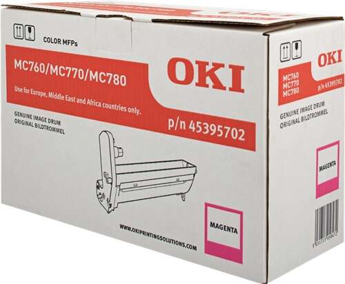 oki mc760/mc770/mc780 magenta tambor de imagen original 45395702
