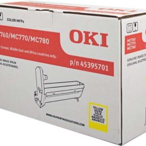 oki mc760/mc770/mc780 amarillo tambor de imagen original 45395701
