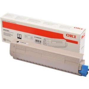 oki c833/c843 negro cartucho de toner original 46443104