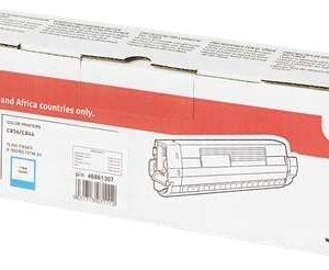 oki c834/c844 cyan cartucho de toner original 46861307