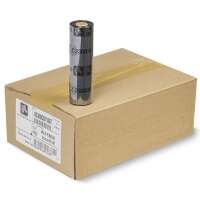 zebra zipship 2300 pack de 12 cintas de transferencia termica original cintas de cera nucleo 12.7mm, ancho 110mm, longitud 74m
