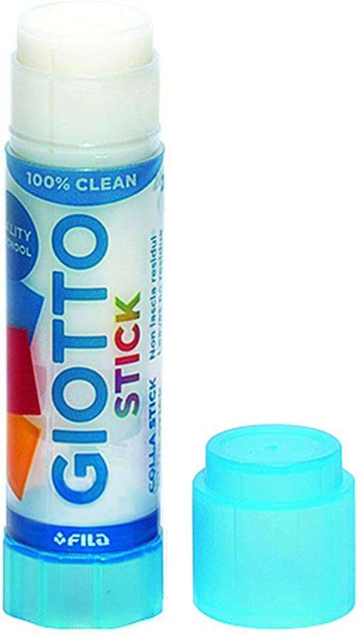 giotto stick barra de pegamento mediano capacidad 20gr sin disolventes secado rapido apto para uso escolar