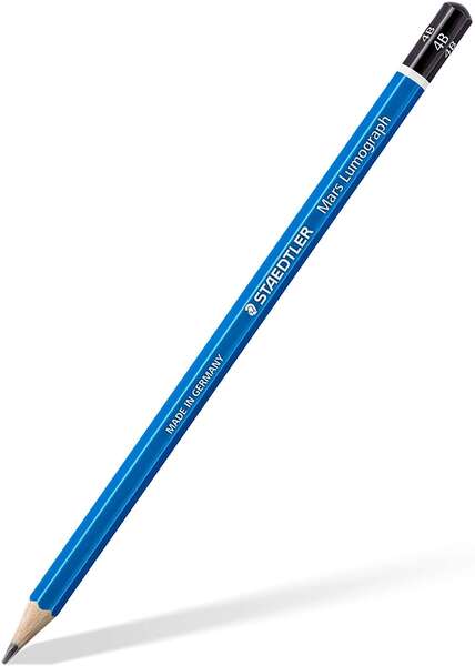 staedtler mars lumograph 100 lapiz de grafito hexagonal mina 4b resistencia a la rotura madera de bosques sostenibles