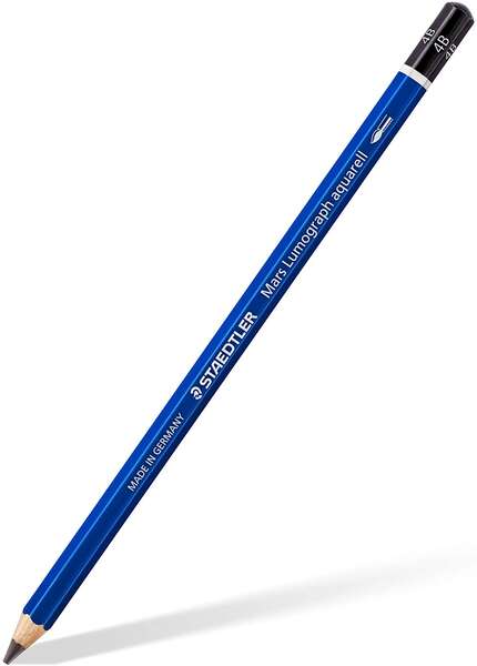 staedtler mars lumograph aquarell 100a lapiz de grafito mina 4b resistencia a la rotura madera de bosques sostenibles