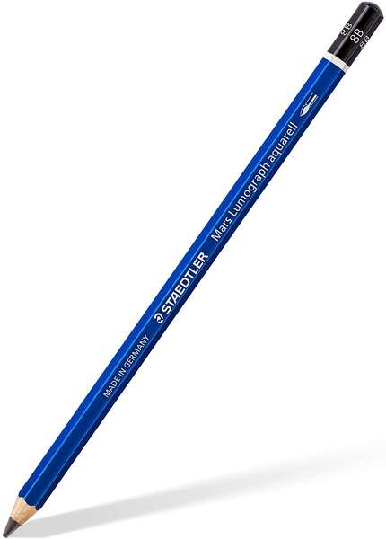 staedtler mars lumograph aquarell 100a lapiz de grafito mina 8b resistencia a la rotura madera de bosques sostenibles