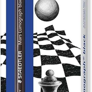 staedtler mars lumograph black artist pencil 100b lapiz de grafito mina 2b resistencia a la rotura madera de bosques sostenibles