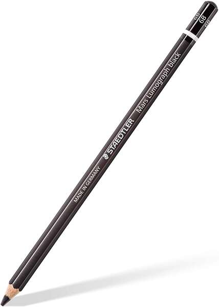 staedtler mars lumograph black artist pencil 100b lapiz de grafito mina 6b resistencia a la rotura madera de bosques sostenibles