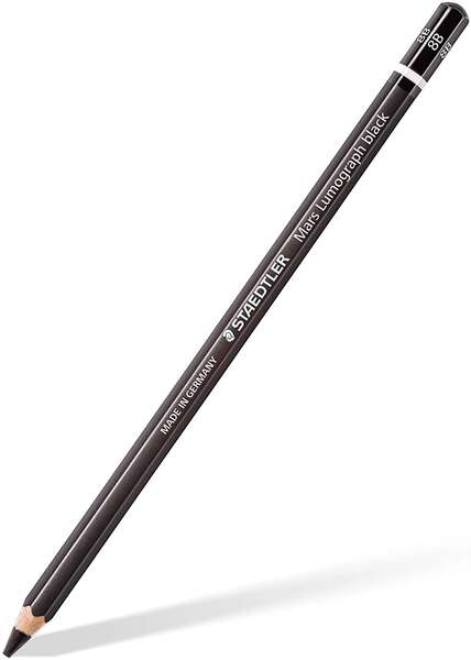 staedtler mars lumograph black artist pencil 100b lapiz de grafito mina 8b resistencia a la rotura madera de bosques sostenibles